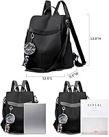 Vista 20 de Mochila para mujer, impermeable, antirrobo, bolsa de viaje, estiloA , L, Mochila