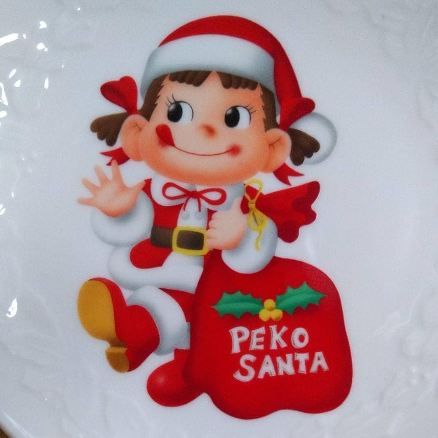 不二家ペコちゃんクリスマスお皿　２２枚セットまとめ売り 不二家ペコちゃんクリスマスお皿 22枚セットまとめ売り 不二家