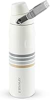 Garrafa Térmica Aerolight Fast Flow Varsity Cream Ash Stripes | 710 ML