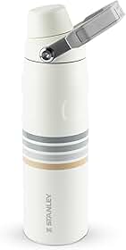 Garrafa Térmica Aerolight Fast Flow Varsity Cream Ash Stripes | 710 ML