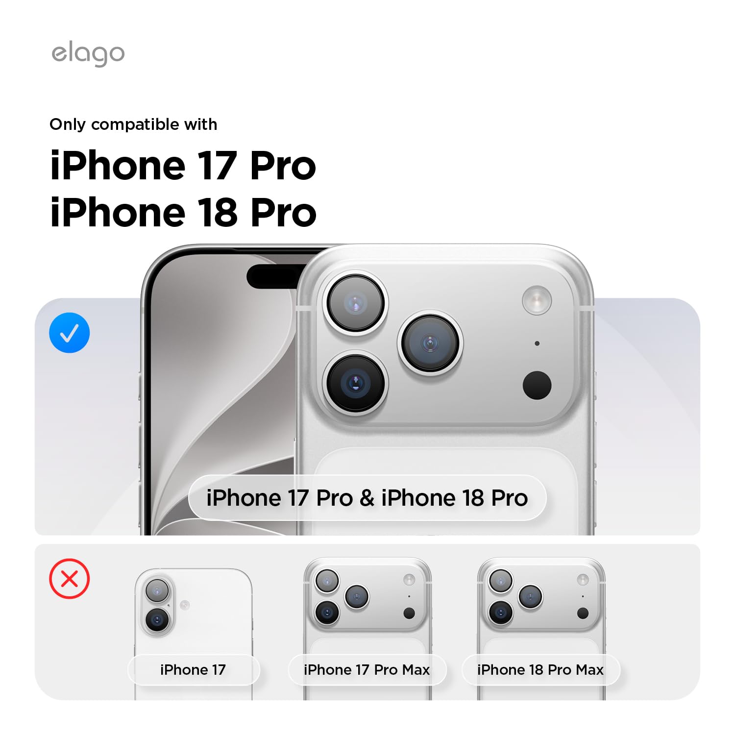elago Premium Magnetic Silicone Case for iPhone 18 Pro & iPhone 17 Pro — Amazon image 2