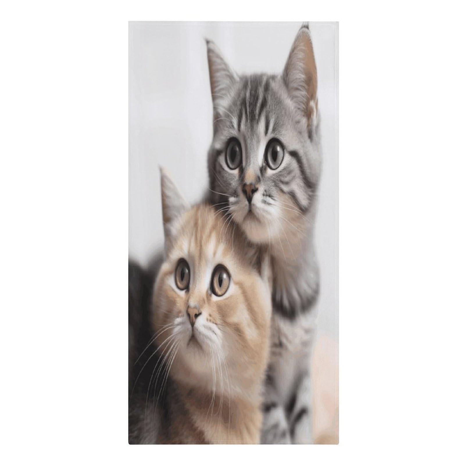 FodPand Cats Beach Towels Super Absorbent Bath Towel Oversized Microfiber Towel Soft Beach Blanket Fashon Quick Dry Travel Towels for Beach Bathroom Pool Adult 30" X 61"