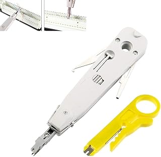 AVESON Professional Punch Down Tool, Krone Type IDC RJ45 RJ11 Cat5e Cat6 Network Telecom Phone Cable Socket Impact Terminal Insertion Tools