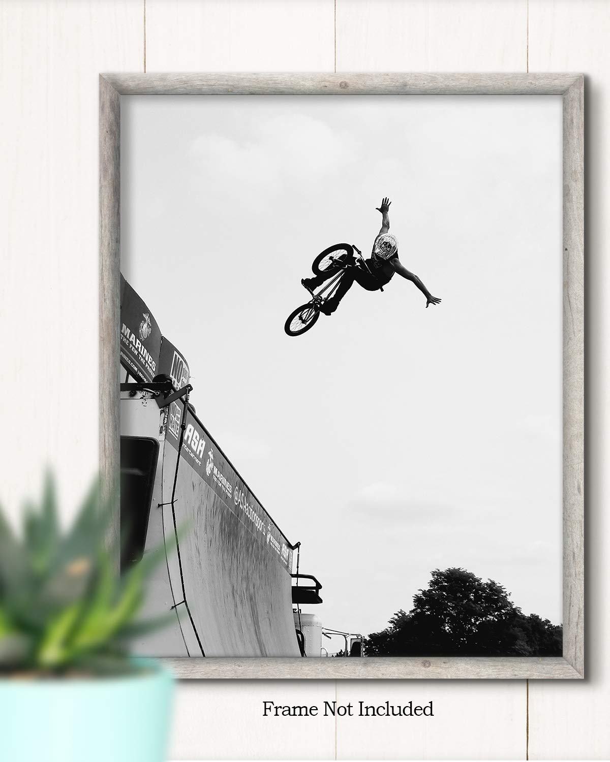 Amazon.com: Govivo BMX Rider - 8x10 Unframed BMX Wall Decor Art