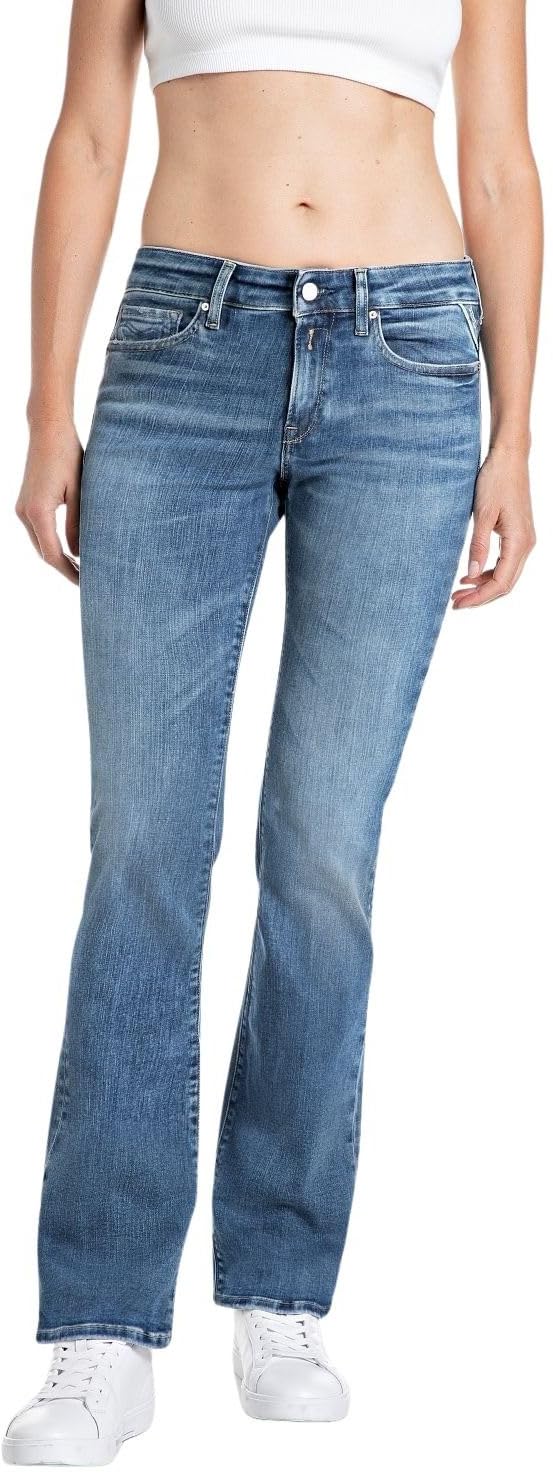 Replay Women's Wlh689 Jeans, 009 Medium Blue, 31W x 34L