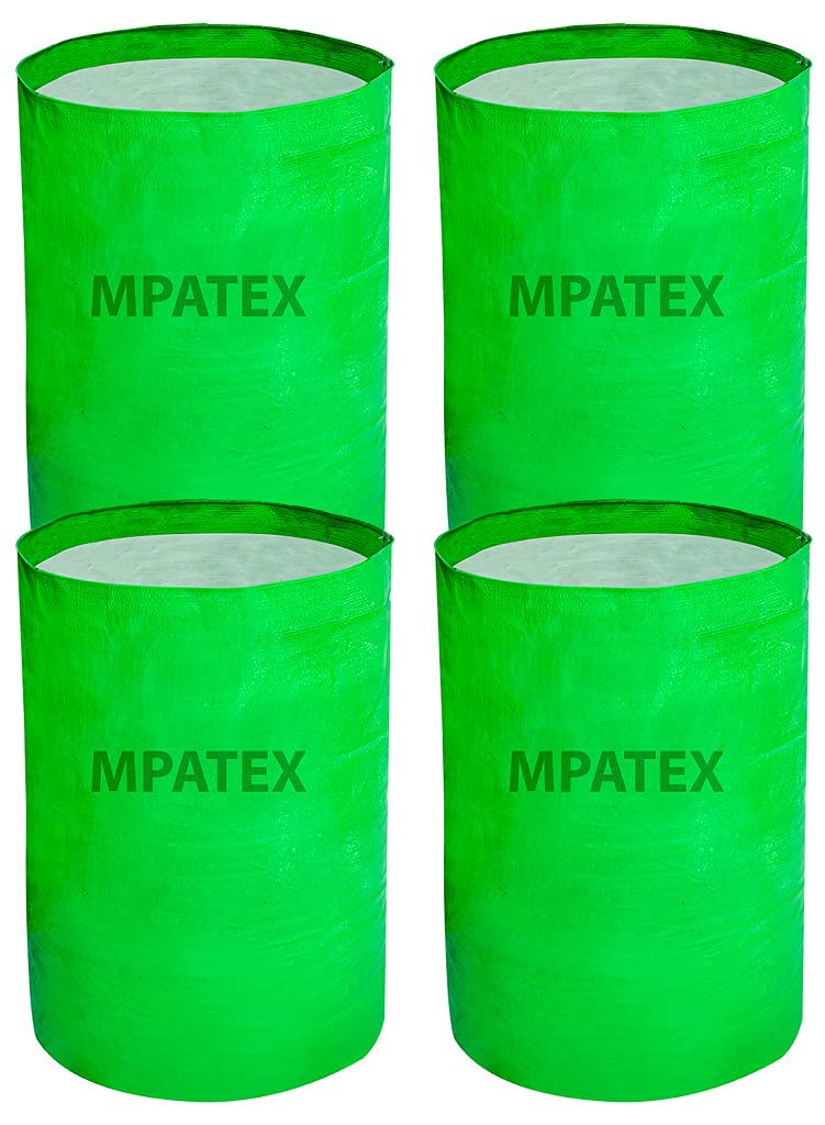 MIPATEX Plant Grow Bags 15in x 24in, Terrace Gardening Vegetable Planting Pots, Woven Fabric Leafy Fruits Growing Containers (Green, Pack of 4) (B09BJSGT3K) Amazon Price History, Amazon Price Tracker