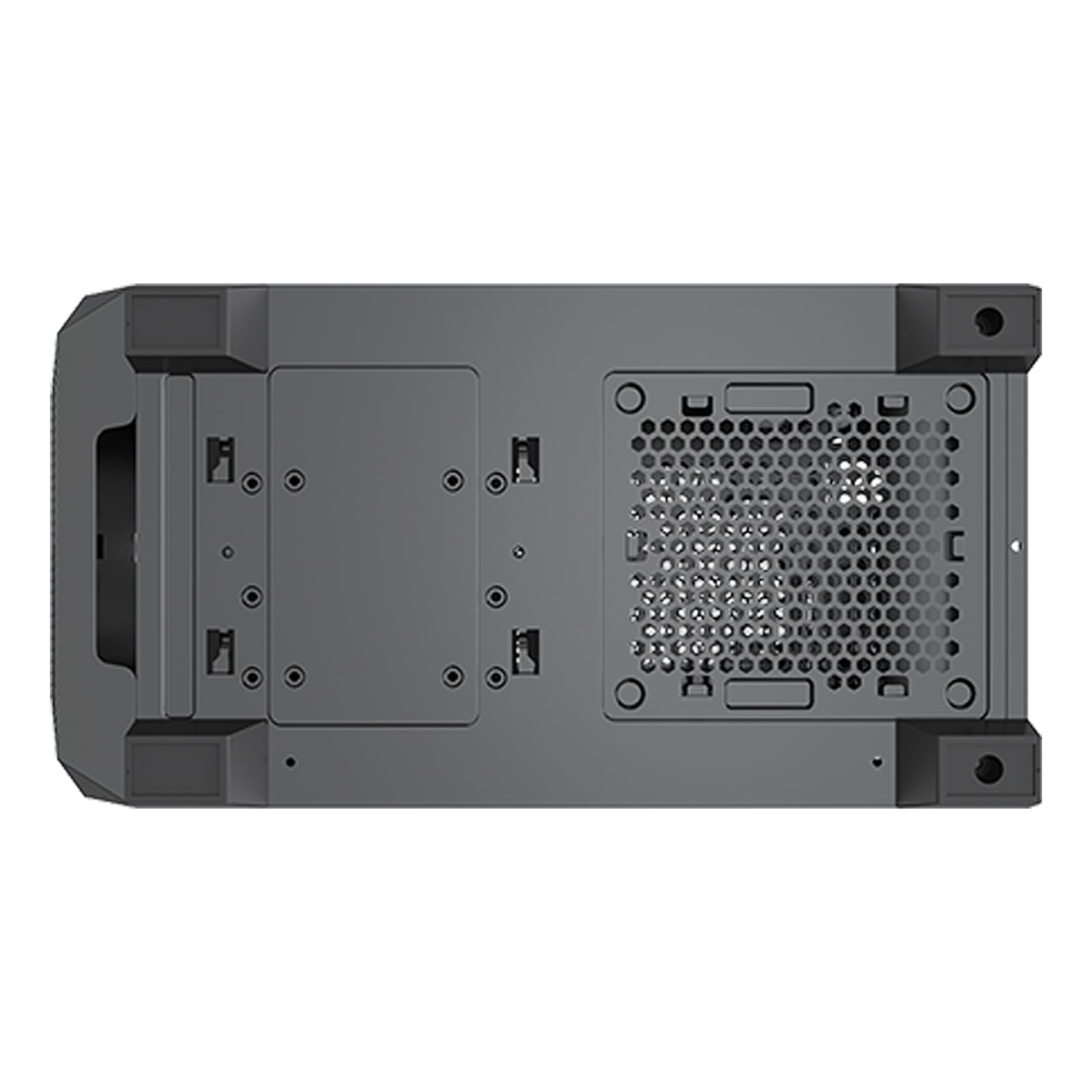 Xilence X613 XILENT Blade II Gaming PC Case, 3 x 120 mm ARGB Fans, ATX Midi Tower Case, Mesh Front Panel for Good Airflow and PWM/ARGB Control Board, pannello laterale in vetro senza viti, nero