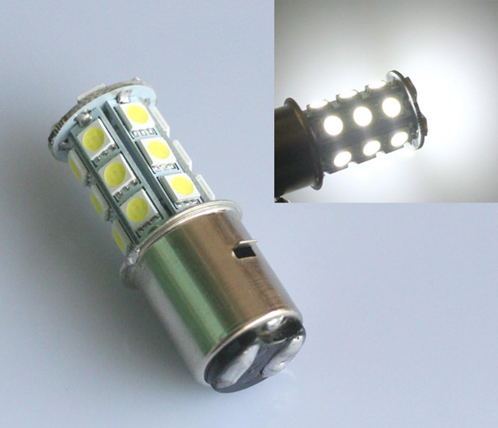 2 x bulb 6V, 12V, 24V, 35, 35W Led BA20d, base light bulb, headlights