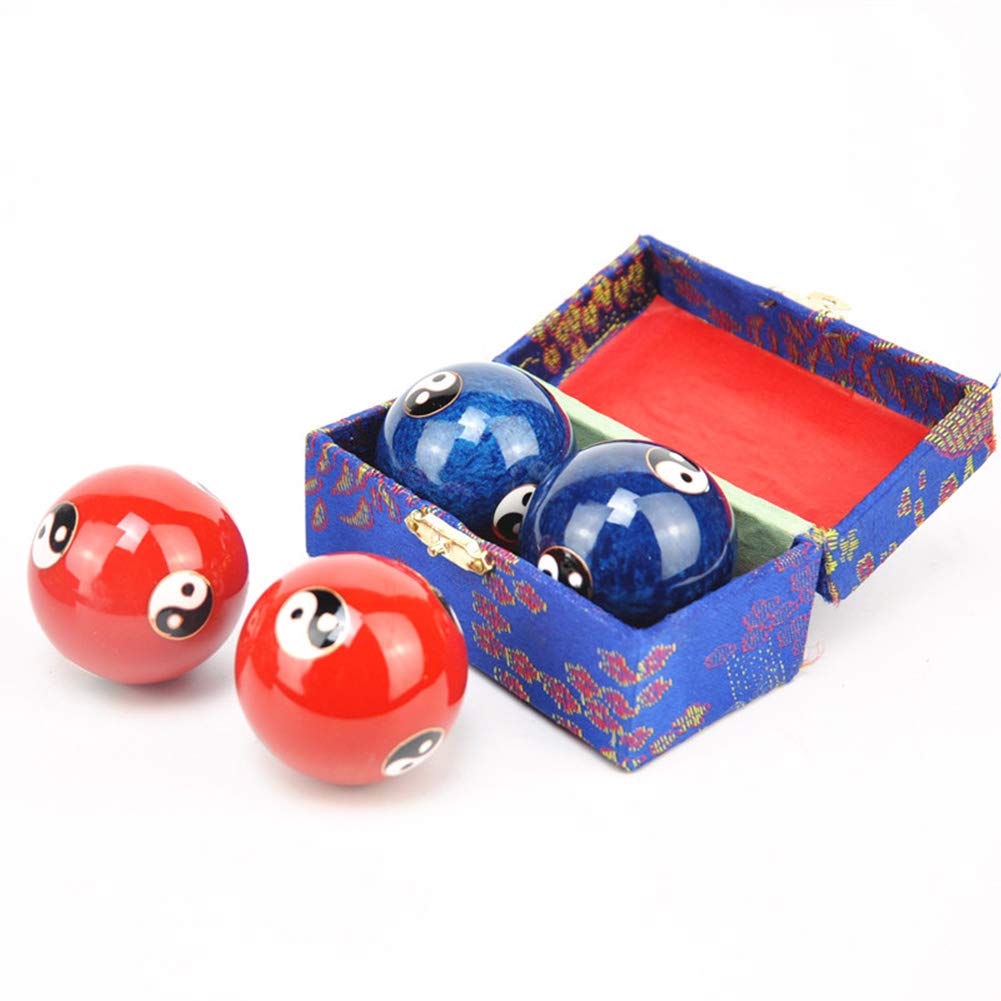 Palline Cinesi Baoding In Metallo – Set Da 2 Per Esercizio Mano, Meditazione E Fisioterapia, Suono Armonioso