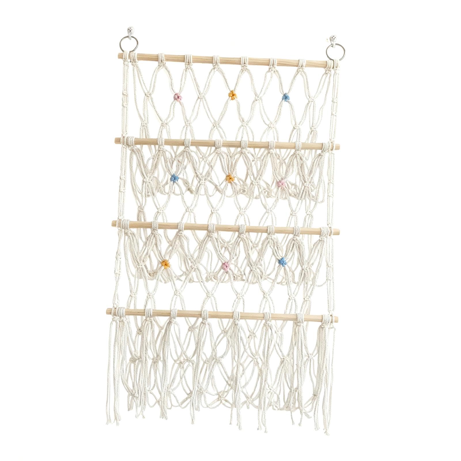 Rangement pour peluches en filet suspendu idéal pour coin de chambre de bébé