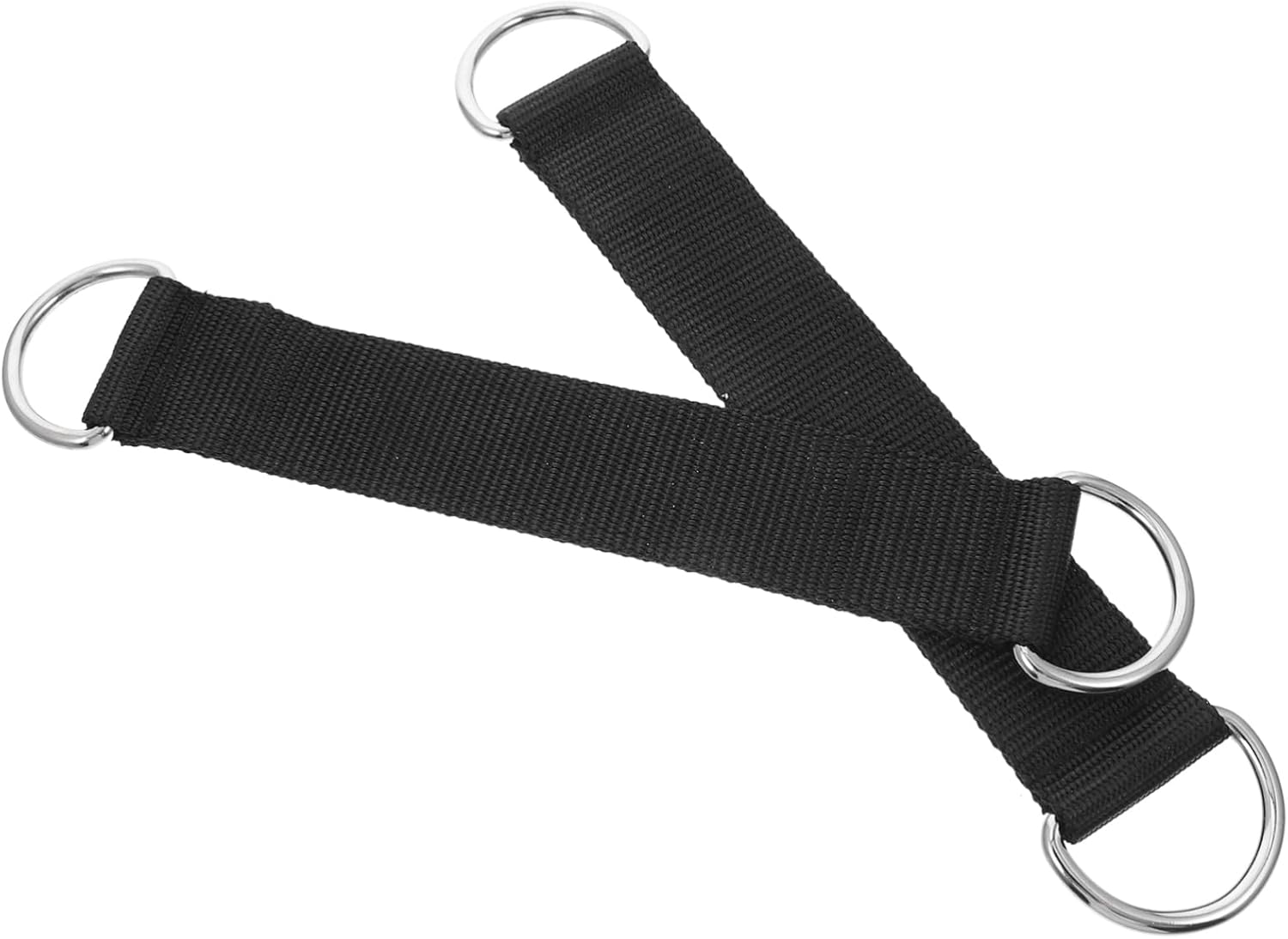 Mikikit 2Pcs Fitness Pulley Straps for Upper Body Strength Training Lightweight Hanging Exercise Straps for Gym Home Office for Latissimus Biceps and Back Muscle Development