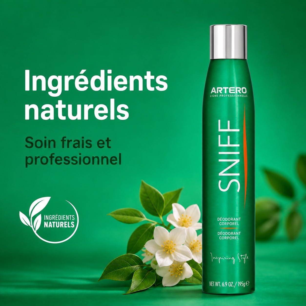 ARTERO Sniff Désodorisant pour Chiens 300ml - Élimine Les Mauvaises Odeurs Instantanément, Spray Corporel Longue Durée, Adapté Chiots et Adultes, Vegan sans Parabènes