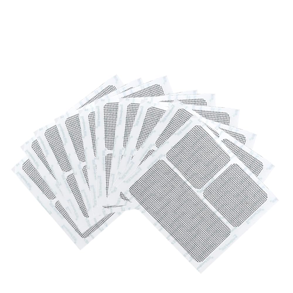 Window Screen Door Repair Kit Self Adhesive Screen Patches Screen Door Repair Tape Kit Waterproof Screen Repair Tape Instantly Repair Screen Patio Sliding Front Door Screen (Medium)