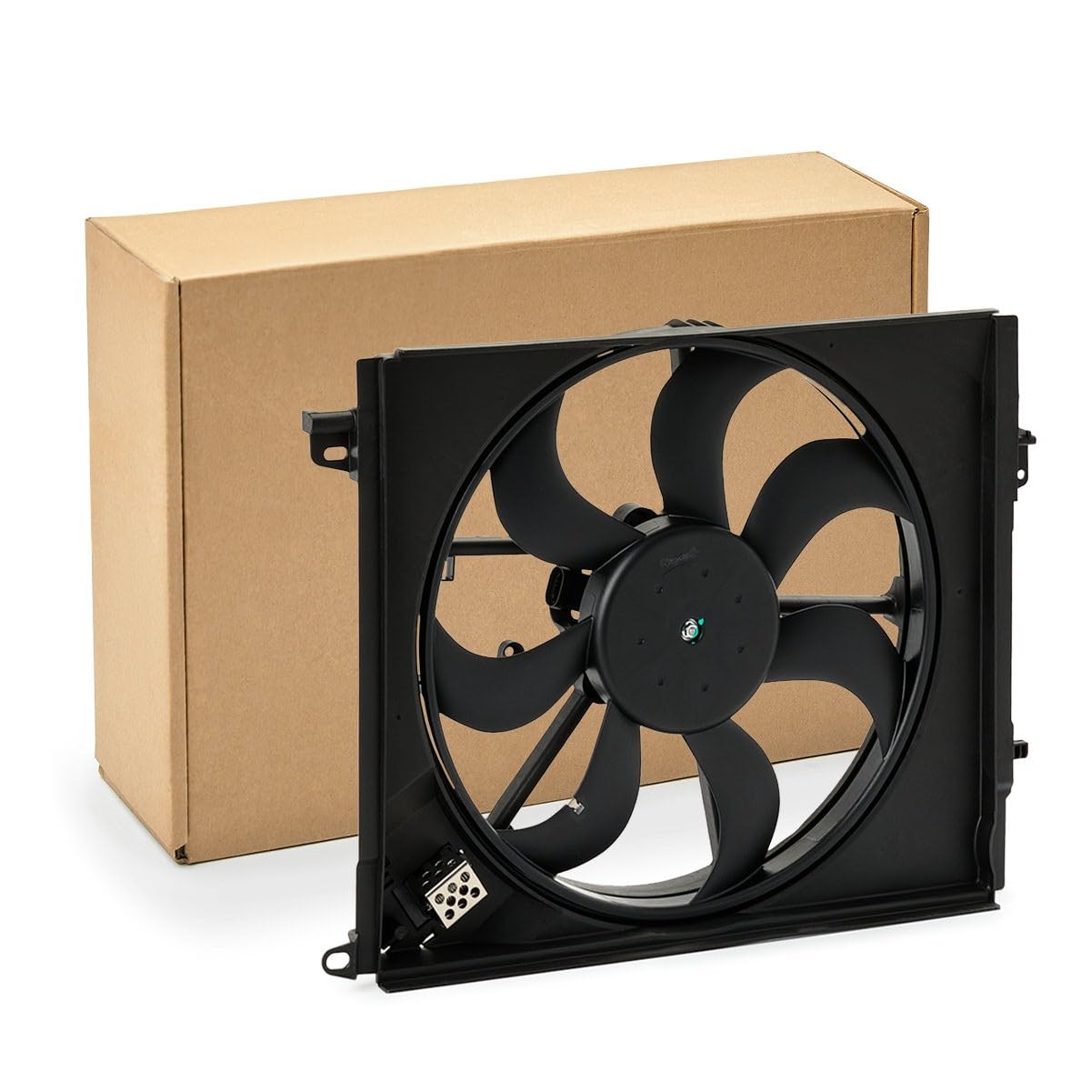RIDEX 508R0222 Ventilador de motor con soporte con bastidor radiador (armazón) Compatible con RENAULT Megane IV Grandtour K9A/M/N