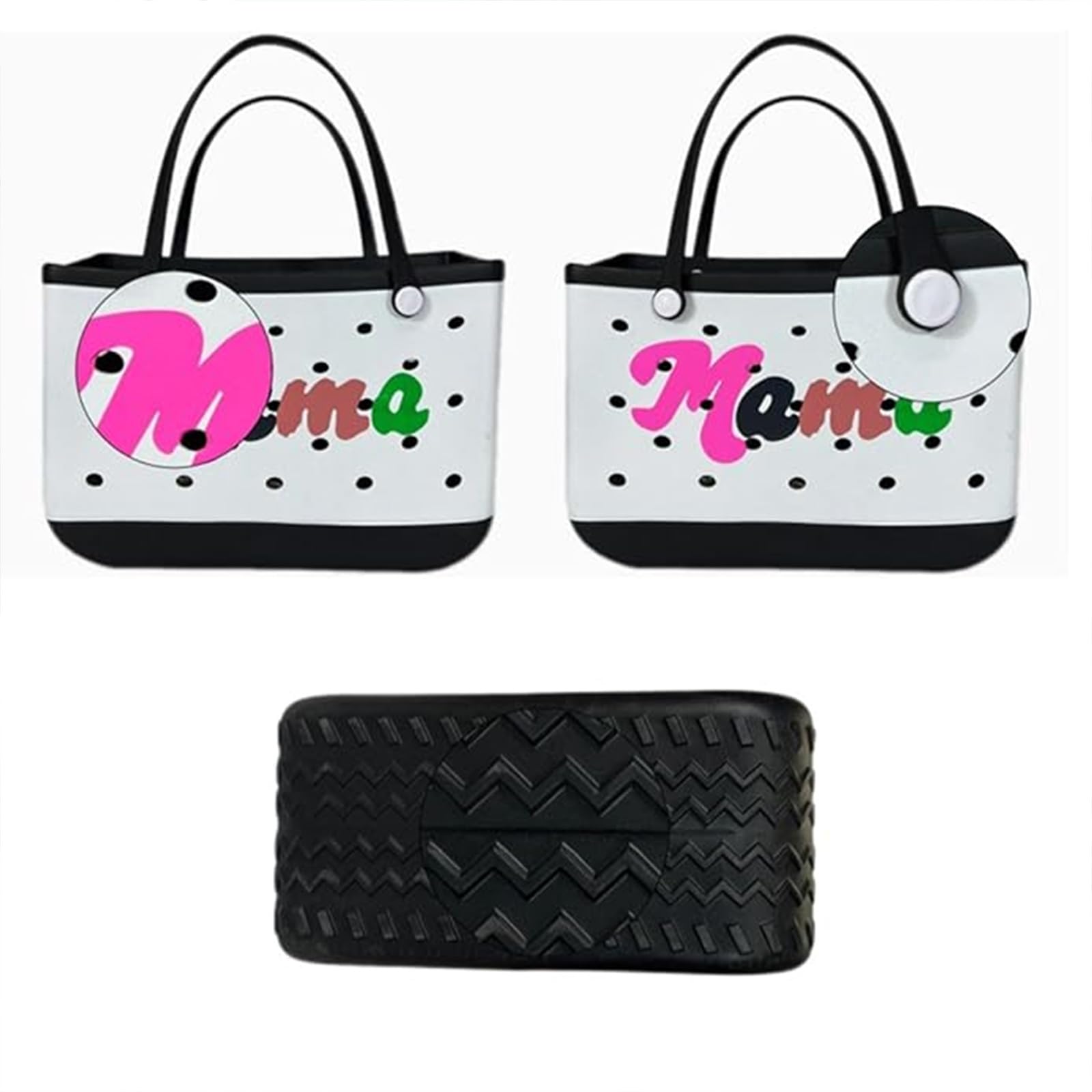 EVA Beach Tote Bag - Borsa tote impermeabile lavabile a prova di punta durevole aperta per la spiaggia barca piscina sport