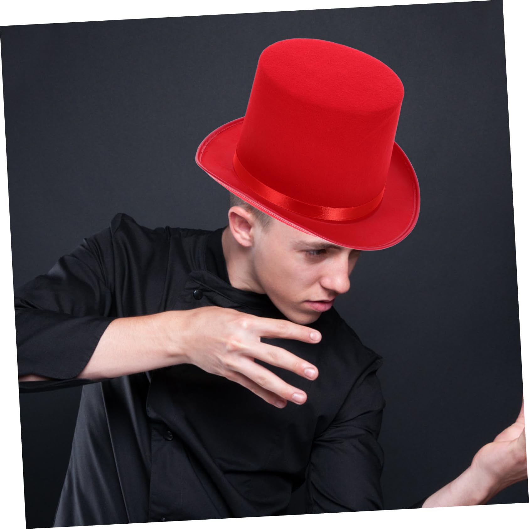 KOMBIUDA Cappello Vintage per Costume Adulto Accessorio Party Retrò per Mascherata e Spettacolo