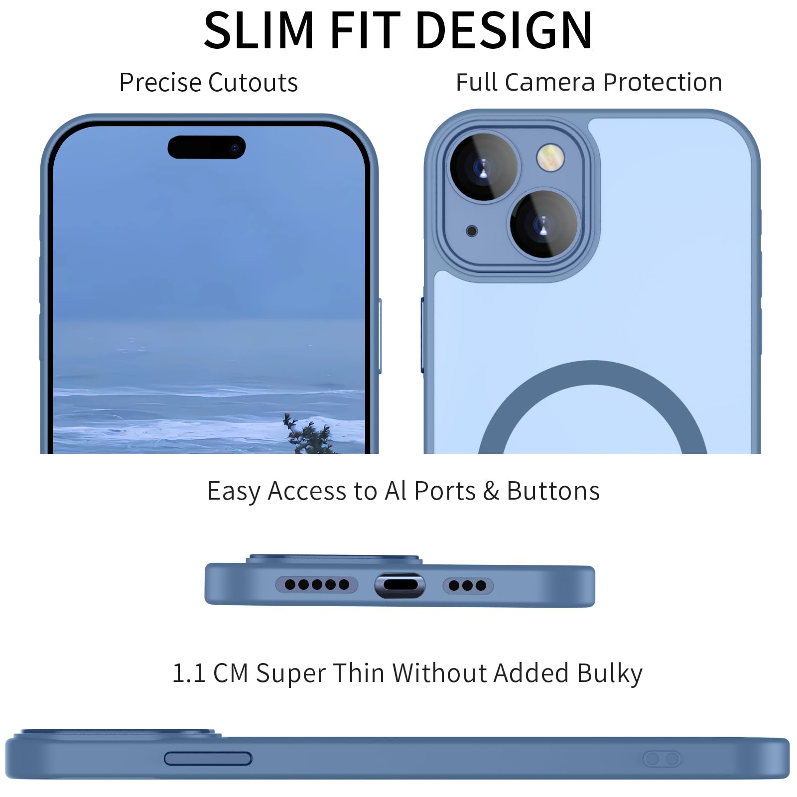 YUANDMI iPhone 14 Case Magnetic - Image 3