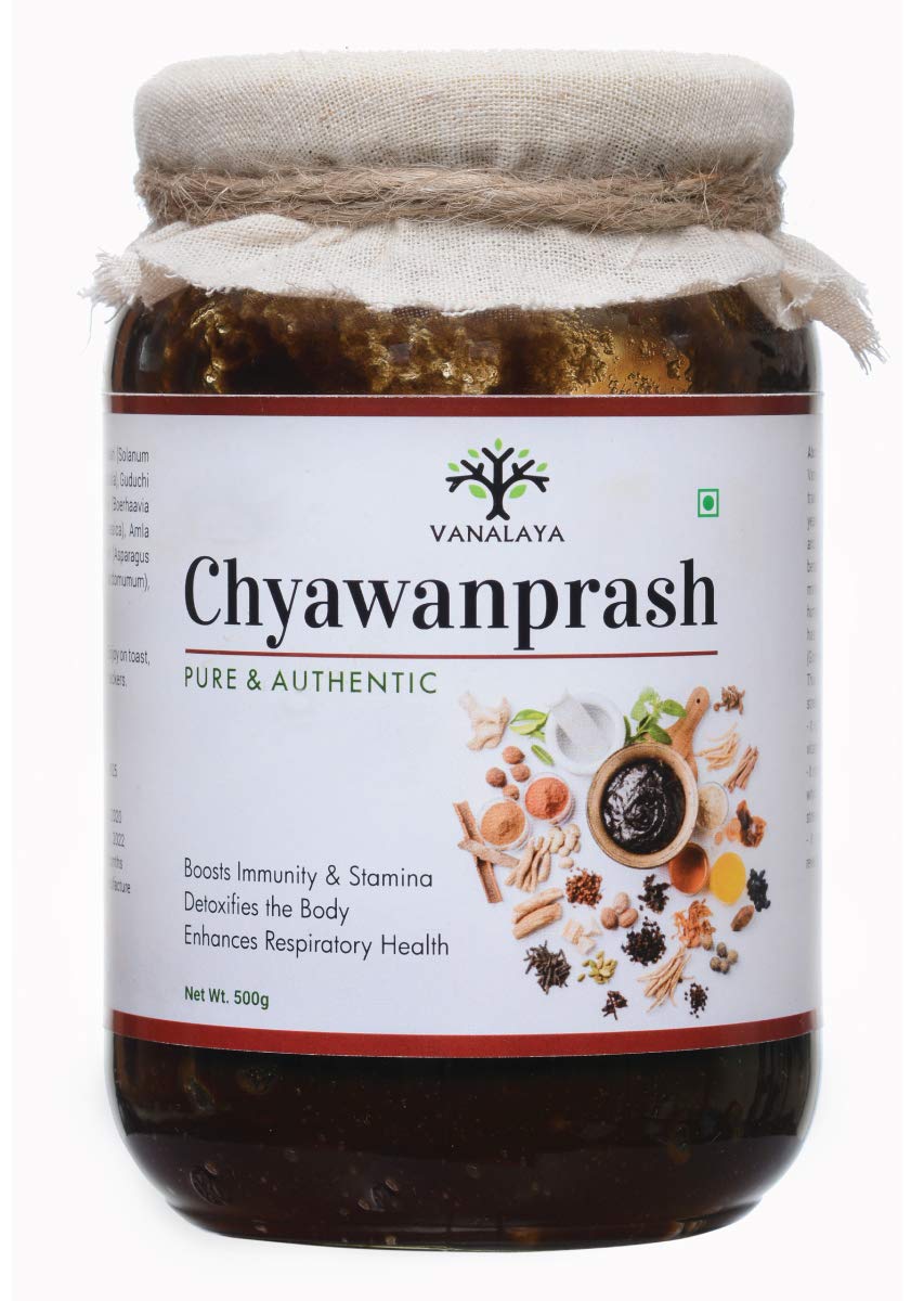 Vanalaya Organic Ayurvedic Chyawanprash - 500gm, for immunity boosting suitable for all age groups enriched with amla, Desi ghee & jagerry helps Build Strength and Stamina (B08G4Y9TCZ) Amazon Price History, Amazon Price Tracker