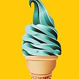 Collage de fotos de helados