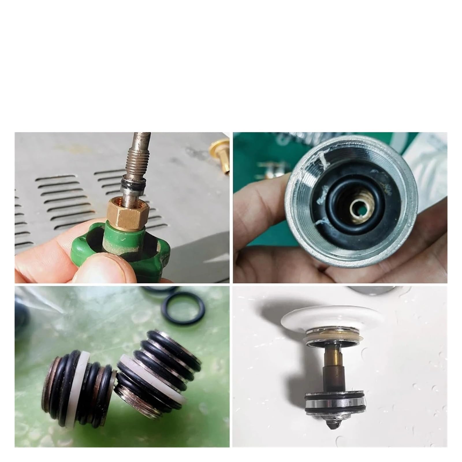Generico Set di 419 Pezzi, assortimento Universale di O-Ring, 32 guarnizioni in Gomma nitrilica for impianti Idraulici, Automobili e riparazioni di rubinetti.(423Pcs Set)
