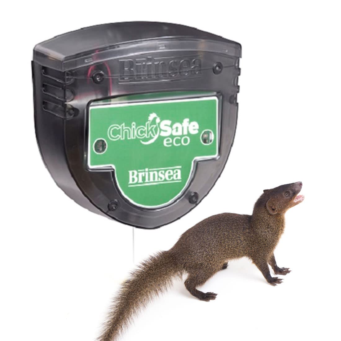 FINCA CASAREJO Puerta gallinero BRINSEA Chicksafe Eco - Apertura y Cierre Automático del Gallinero por Célula Fotoeléctrica - El Motor Levanta Tu Puerta al Amanecer y la Baja al Anochecer