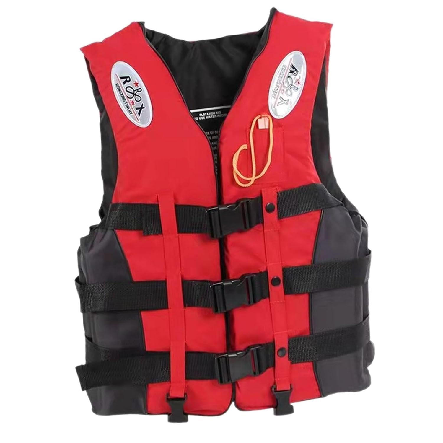 AASTIK SALES Swim Jacket Sports Gear Portable Life Suit Vest for Drifting Boating Sailing M Red