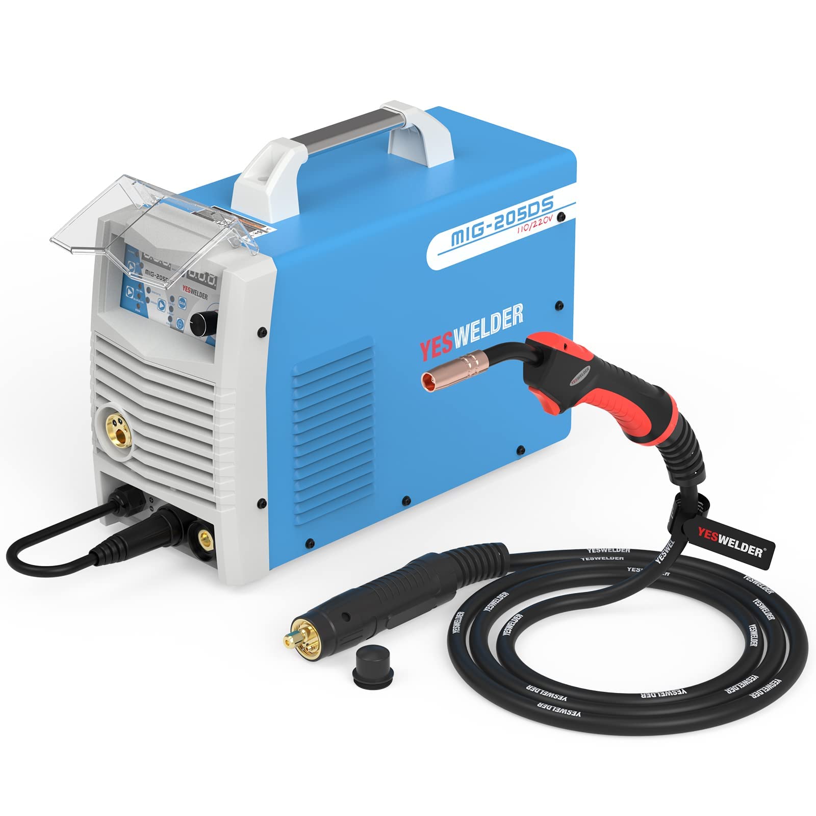 Buy YESWELDER Digital MIG205DS MIG Welder,200Amp 110/220V Dual Voltage
