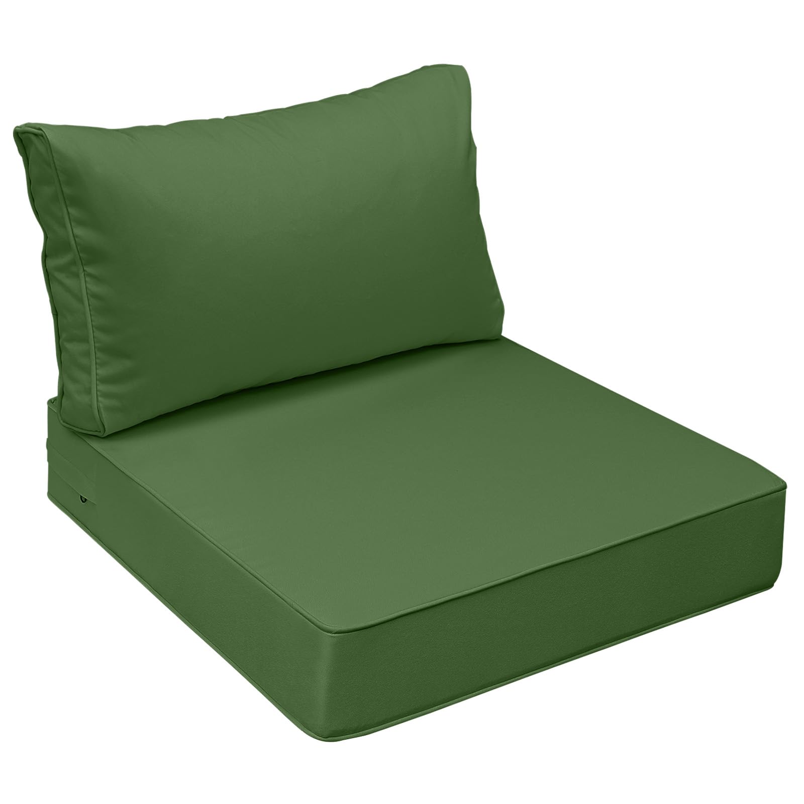 AAAAAcessories Outdoor Chair Cushions, 23.5 x 25.5 x 5 + 13.5 in, Set of 1
