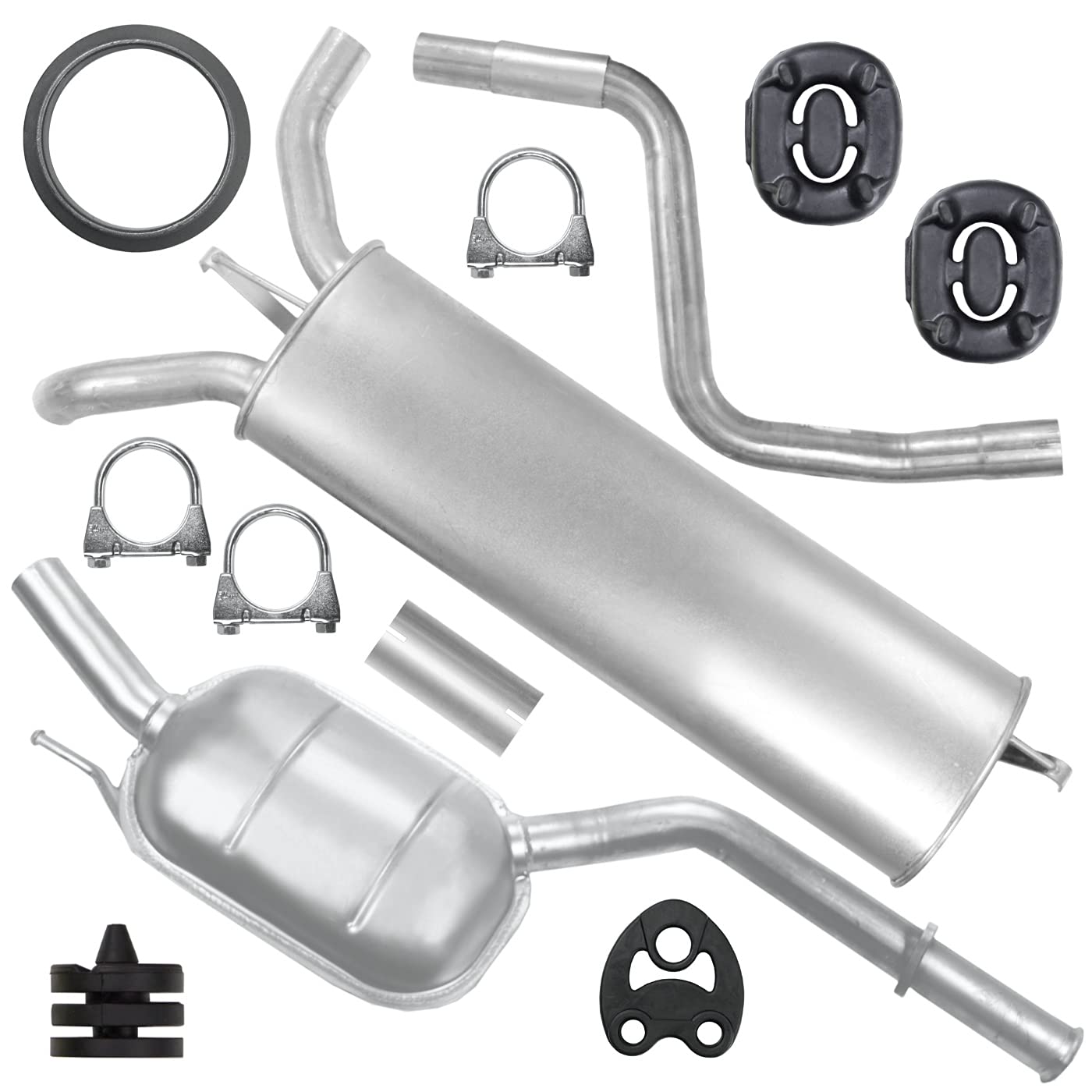 Auspuffanlage Schalldämpferset Auspuff für Mercedes 200 200D 230 250 T124 S124 2.0D 2.0 i 2.3 2.5 D