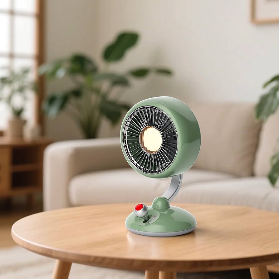 Vintage Fan グリーン 卓上扇風機 Amazon | 【唯一正規品】卓上扇風機 静音DCモーター レトロ 強風