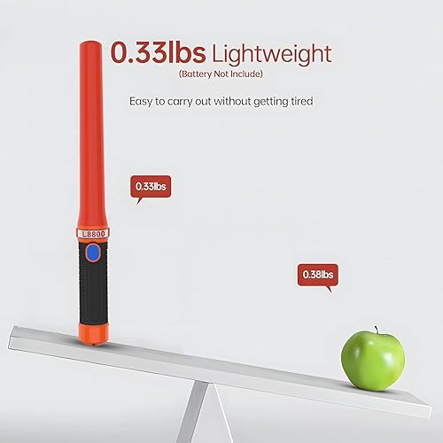 Miniatura 2 de Varita de tráfico LED para control de tráfico de 16 pulgadas, 2 bastones de tráfico de alta visibilidad con 3 modos de parpadeo, impermeable, mango