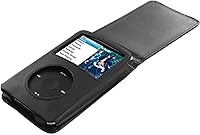 Vista 2 de Funda de piel sintética negra para Apple iPod Classic 5ª y 6ª