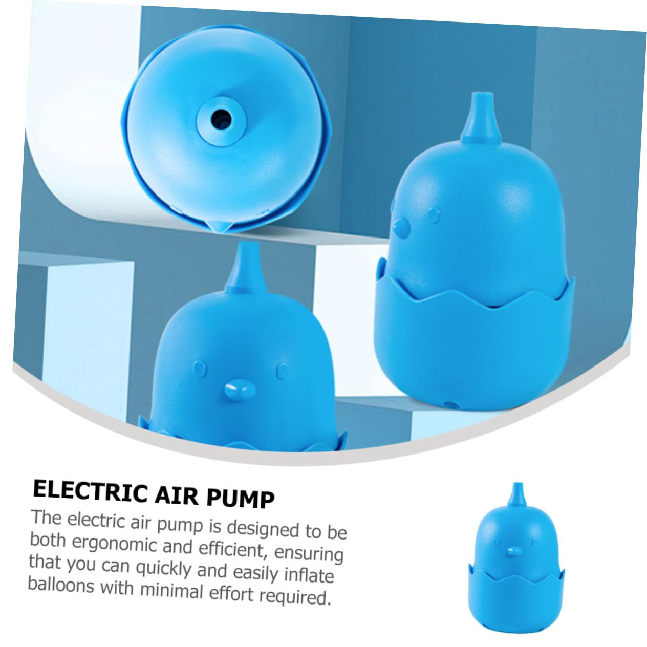 UKCOCO Bomba de Globo Eléctrica para Inflar Globos con Diseño Ergonómico y Capacidad de 2085 L/, Material Pp y Potencia de 400w para Fiestas