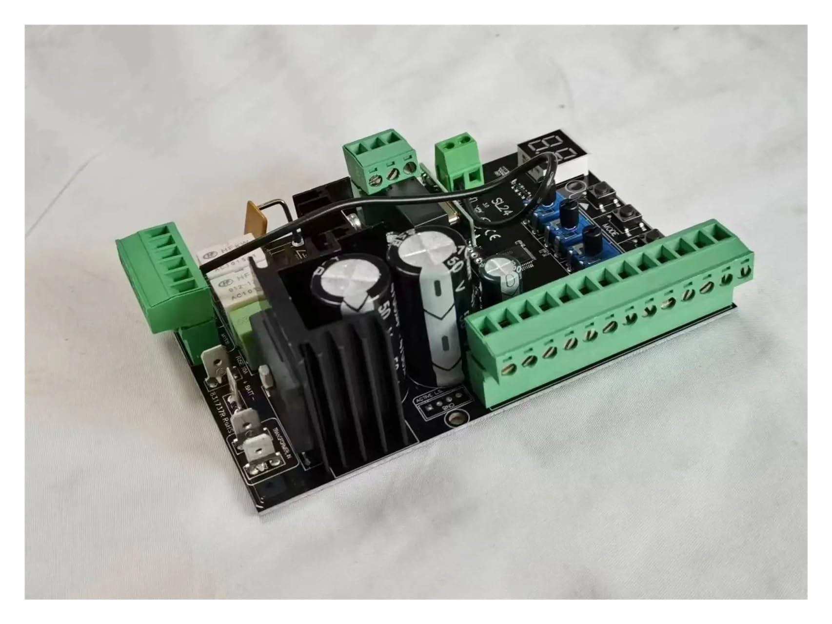 Placa de control universal Unidad de control for abridor de portón corredizo 24 V CC Tiene puerto for fotocélulas Interruptor de límite de entrada Fuerte sensibilidad(Kit 2)