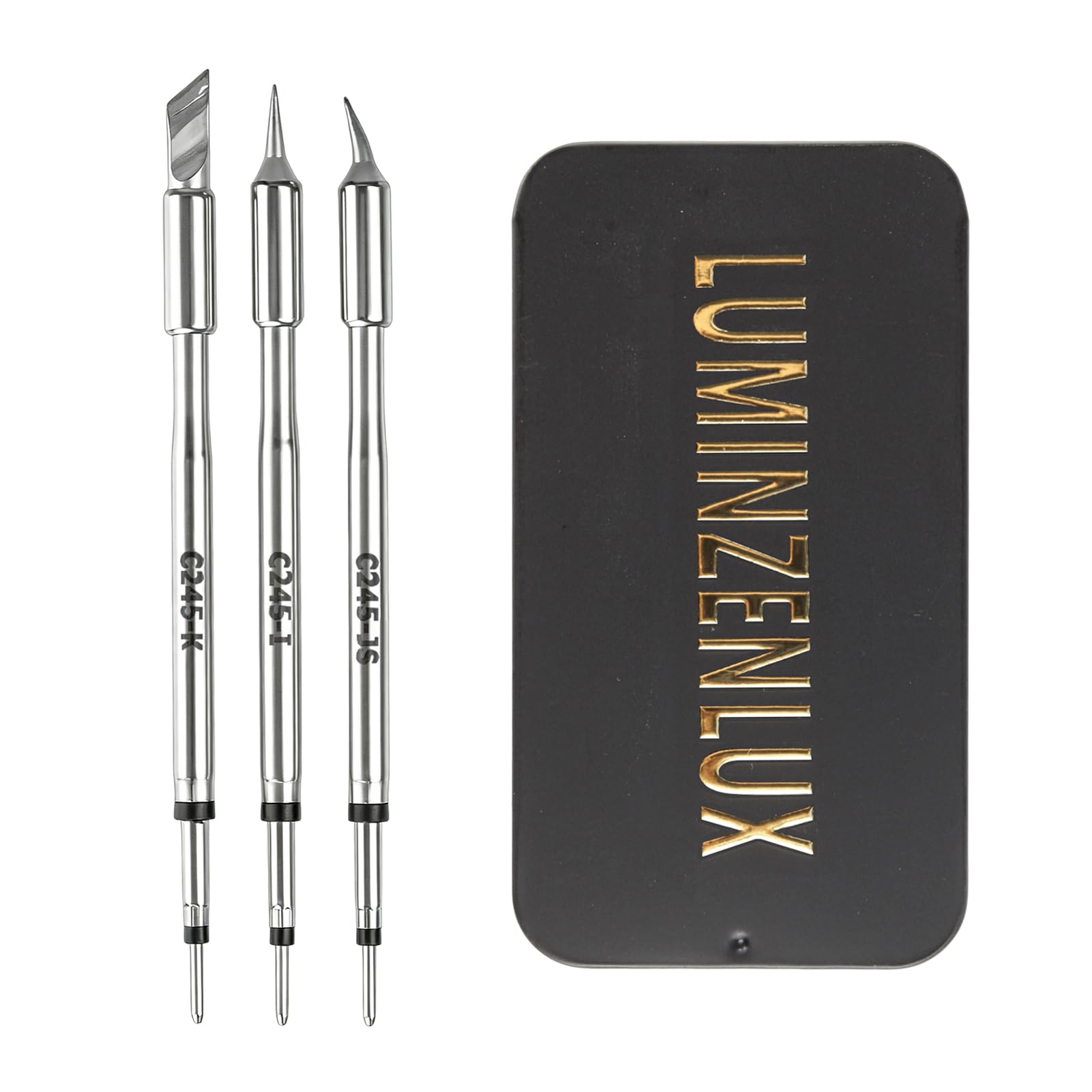 3PCS C245 Soldering Tips kit Includes 939-K, 032-I & 029-JS Tips Compatible with JBC Soldering Station | For Precision Electronics Repair — image 1