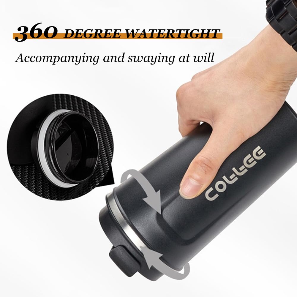 Edelstahl Kaffeebecher To Go – Doppelwandig & Vakuumisoliert, 380 Ml, 6 Std. Temperatur Halten, Auslaufsicher