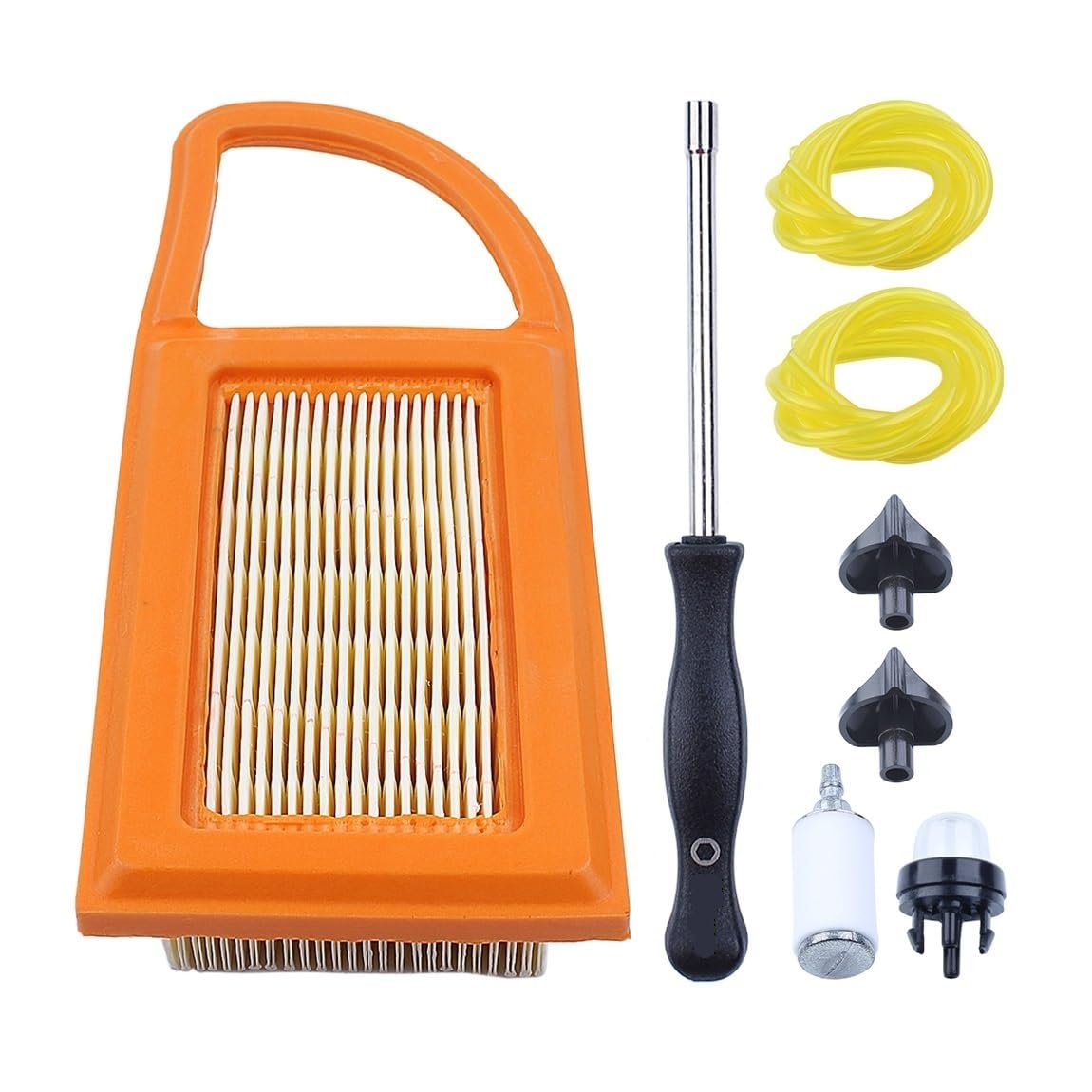 Limpiador de filtros Compatible con BR600, BR550, BR500, Filtro Combustible, cebador, Perilla Ajuste del carburador, soplador