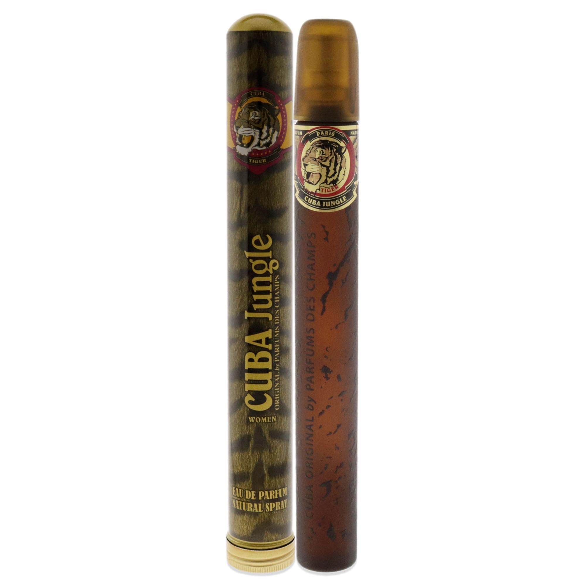 Cuba Jungle Tiger Eau De Parfum Spray for Women, 1.17 Ounce