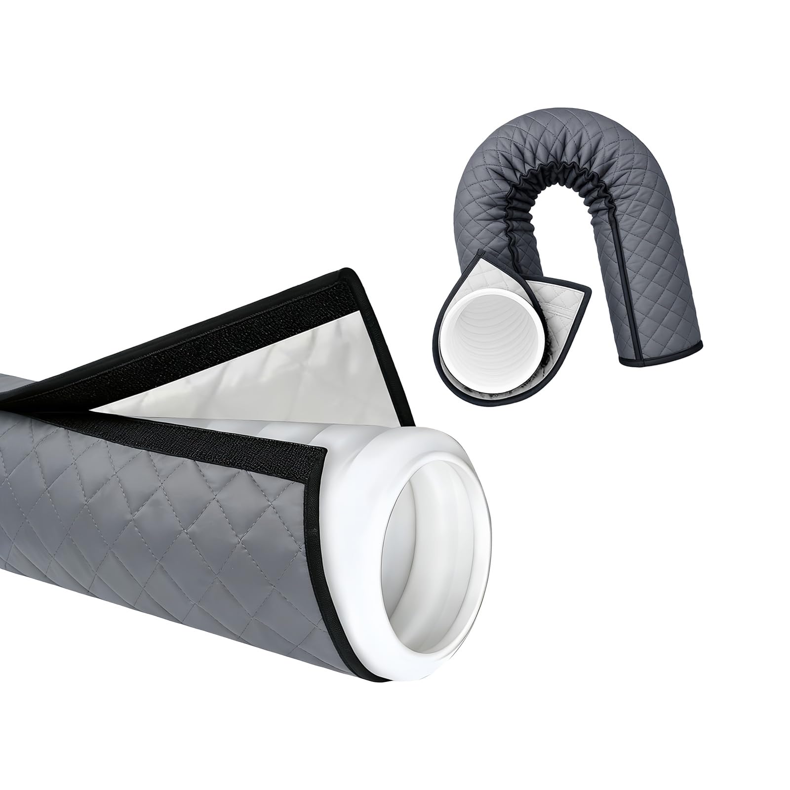 Pffiocix Sturdy Polyester Cooling Pipe Protector 150cm Works for All 5in Portable Cooling Exhaust Tubes Includes Additional Straps Conditioning Pipe Cover