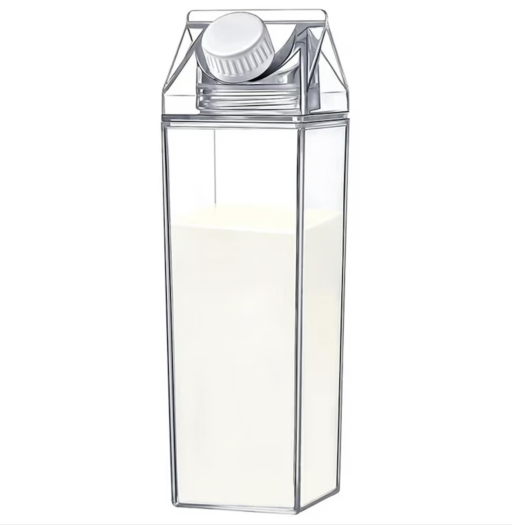 HVB Milk Bottle and Water Bottle 750 ml transparent Portable Milk Container Reusable Cute Plastic Milk Bottles for Juice Tea Jug Travel Camping Climbing Sports Outdoor Activities Drinking (pack of 1) (B0DBDS5FR3) Amazon Price History, Amazon Price Tracker