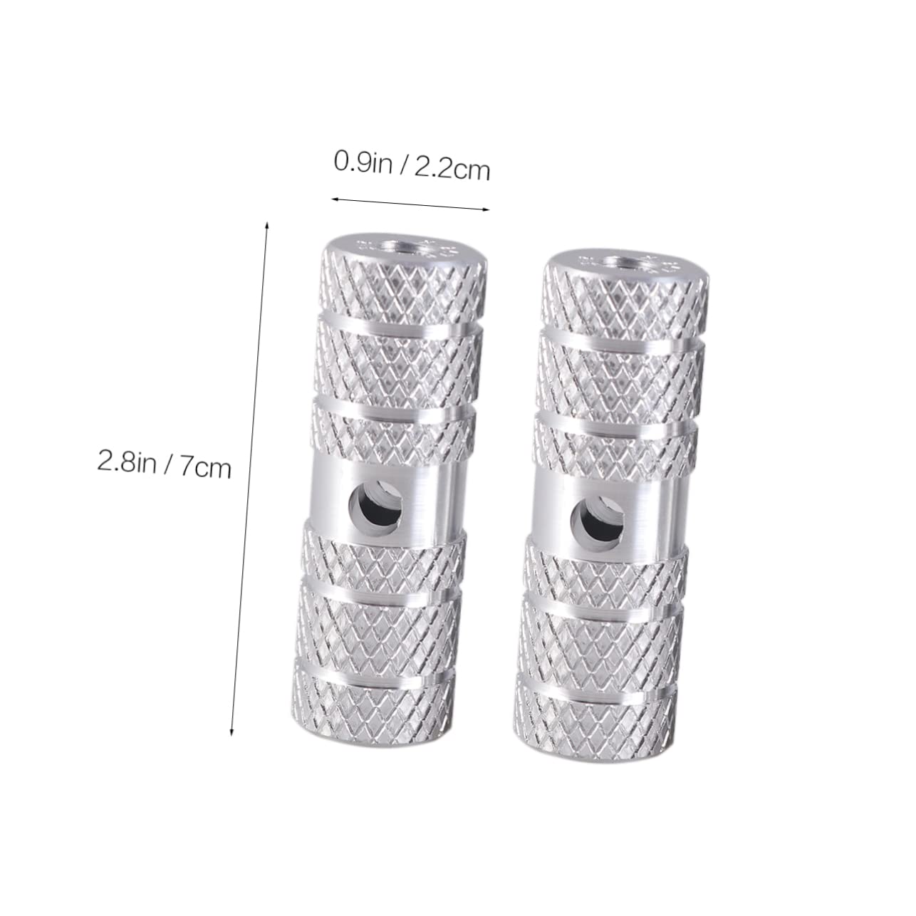 VANZACK Mountain Bike Pegs Aluminum Bike Pegs Quick Release Suitable for 9.5mm/10mm Axle