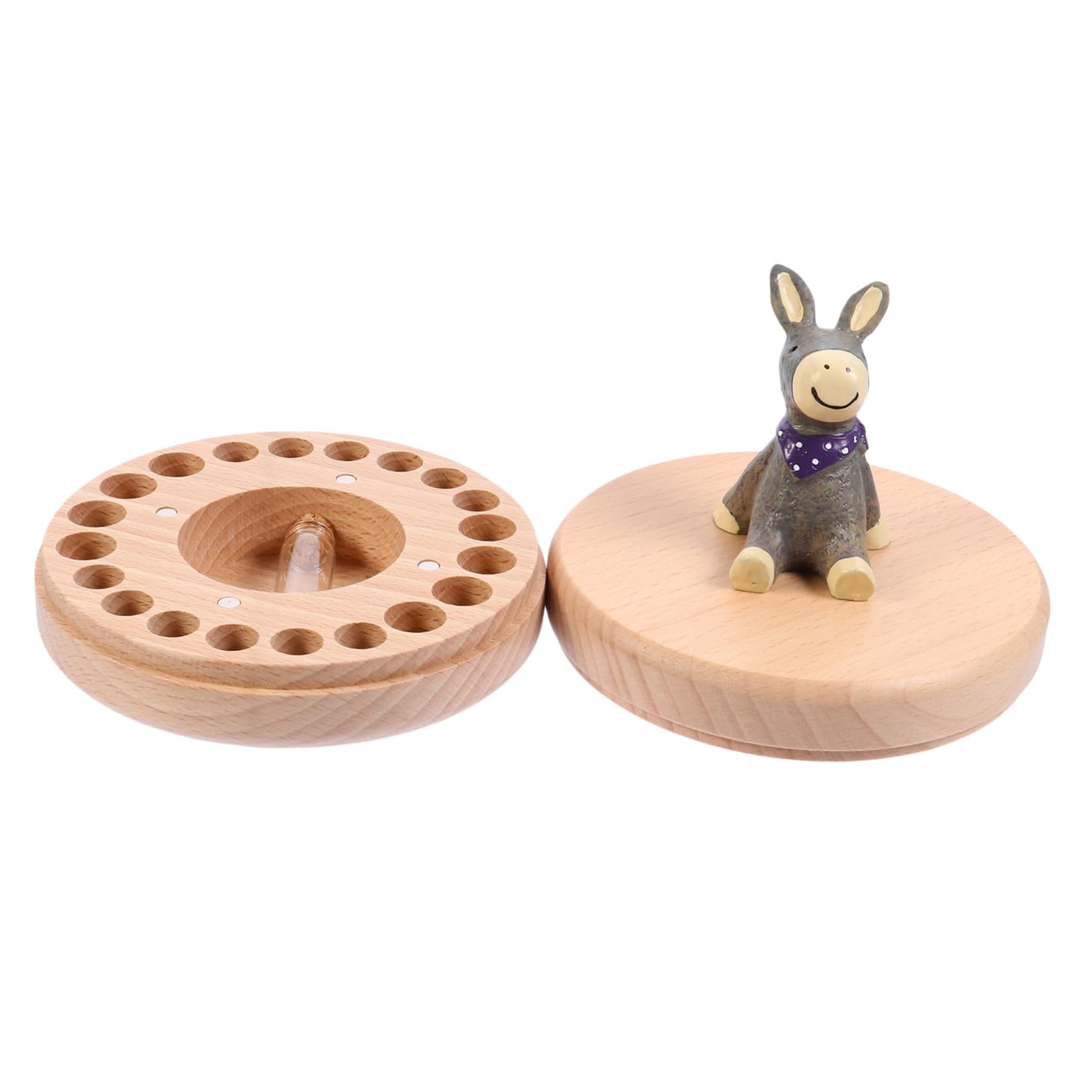 Milchzahndose zur Aufbewahrung von Zähnen für Kinder mit Personalisiertem Design als Geschenk zum Geburtstag oder Weihnachten