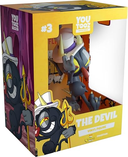 Miniatura 1 de Youtooz The Devil - Figura de vinilo de 4.6 pulgadas, The Devil from The Cuphead Show! Edición por Youtooz Cuphead Collection