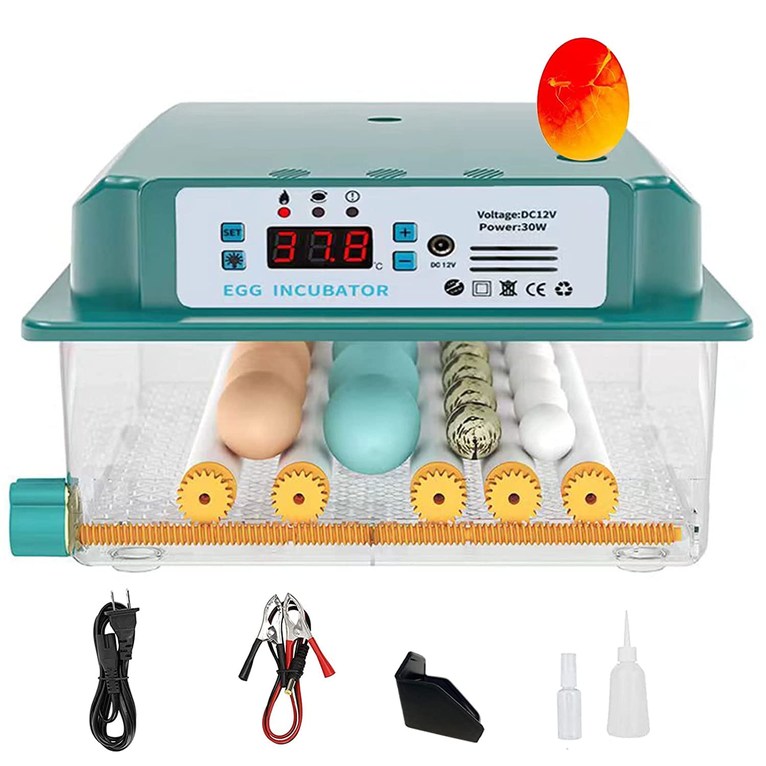 Buy BotaBay 16 Eggs Incubators for Hatching Egg with Automatic Turner