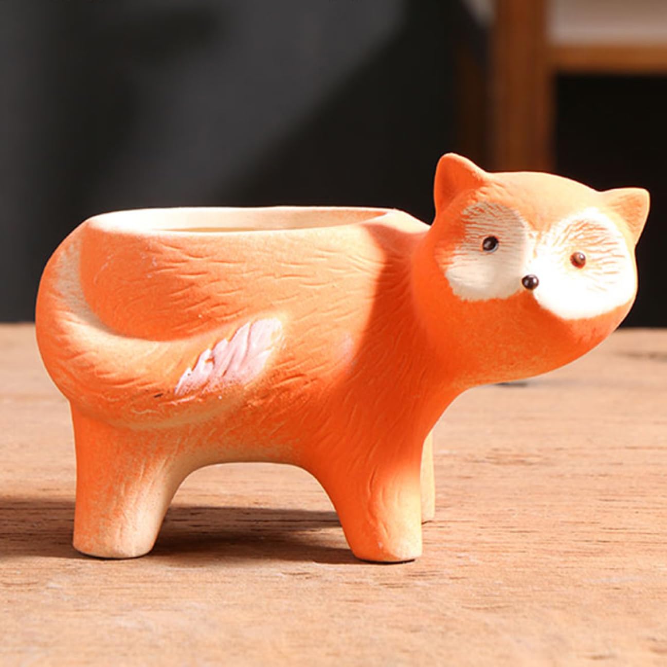 Amazon.co.jp: ガーデンオーナメント 装飾プランター 動物型 タイプ3 