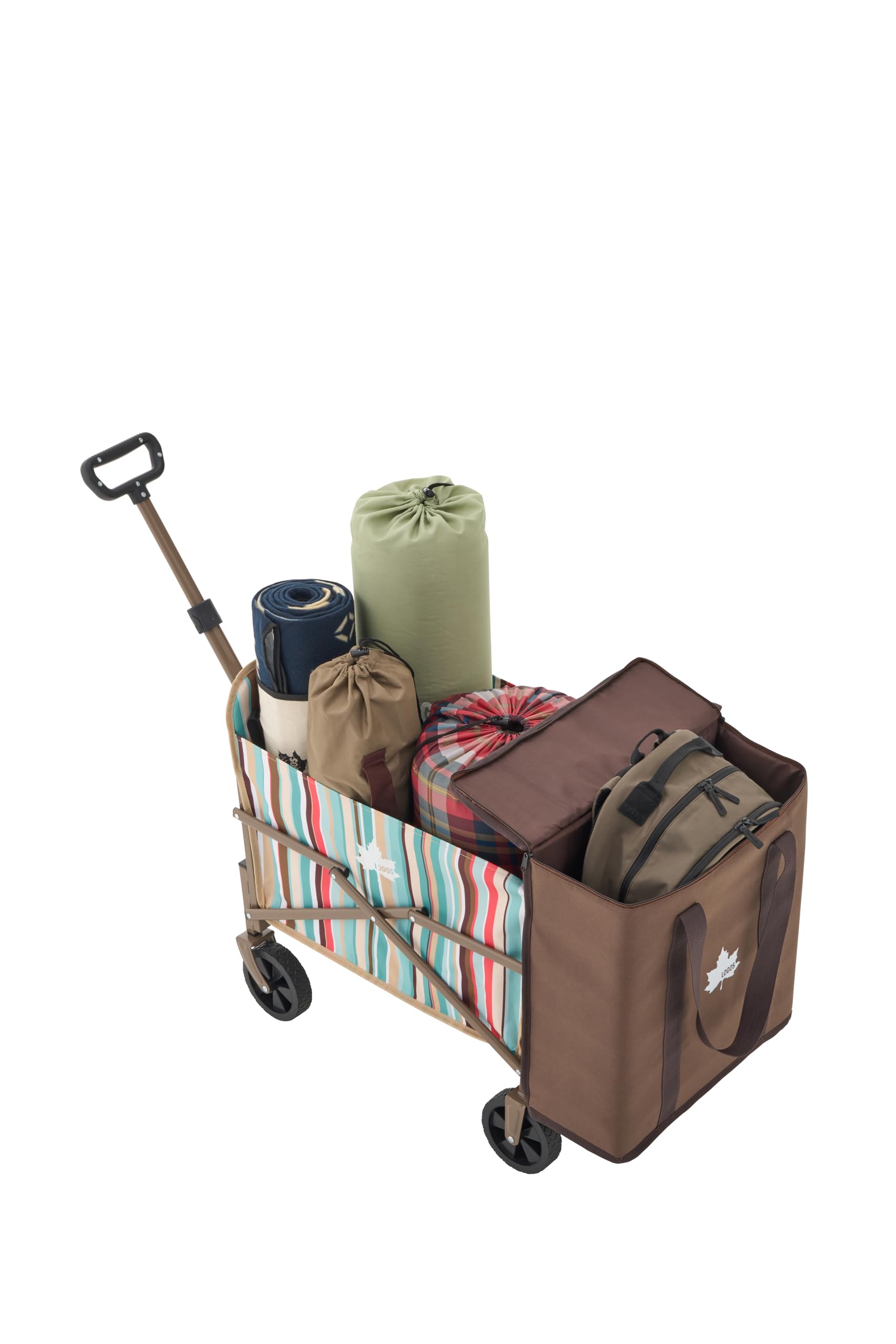 ロゴス LOGOSアウトドア キャリーカート丸洗い長いモノOKブルーストライプ Amazon | ロゴス(LOGOS) Tradcanvas 丸洗い長いモノOKキャリー