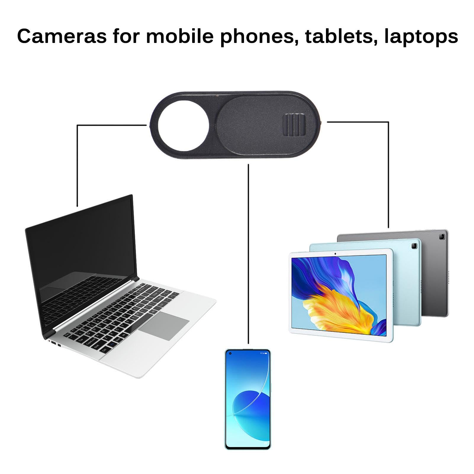 Custodia per webcam Slide Slim Privacy Cover protettiva per fotocamera per dispositivi webcam cover per tablet privacy cover per telefono compatto webcam blocco webcam blocco webcam per laptop K