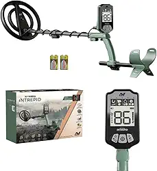 Detector de Metais Minelab Intrepid, Bobina à Prova D'água de 10 polegadas, Submersível até 1 Metro, com Display LCD