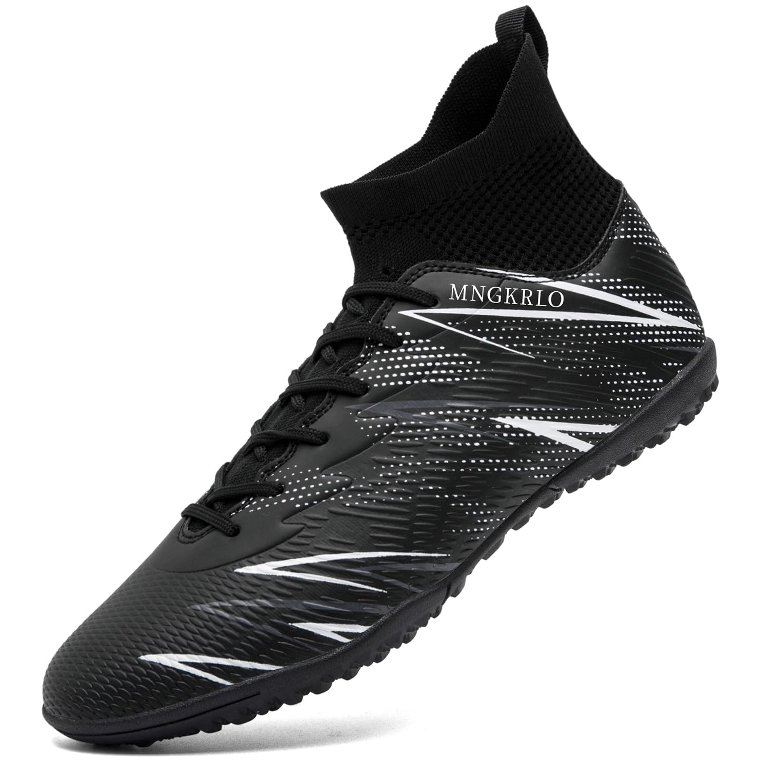 Zapatillas de Fútbol Hombre Mujer TF Turf con Tacos Zapatillas Futsal Multitacos Antideslizantes High Top para Entrenamiento Junior Césped Artificial Indoor Outdoor