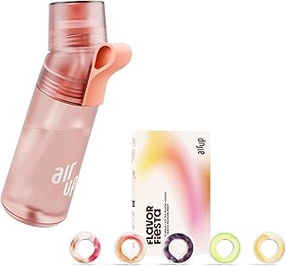 Bottle Twist Pro Starter Set Original, Including Pods in 5 Flavours, 600 ml Drinking Bottle with Flavour, Sugar-Free, Dishwasher Safe and BPA-Free, in Poppy Red